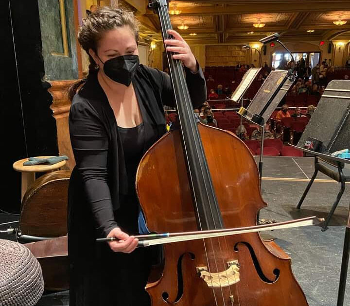 women playing music